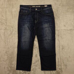 Mavi jeans Max mid rise wide‎ leg men's 36x32 blue denim
